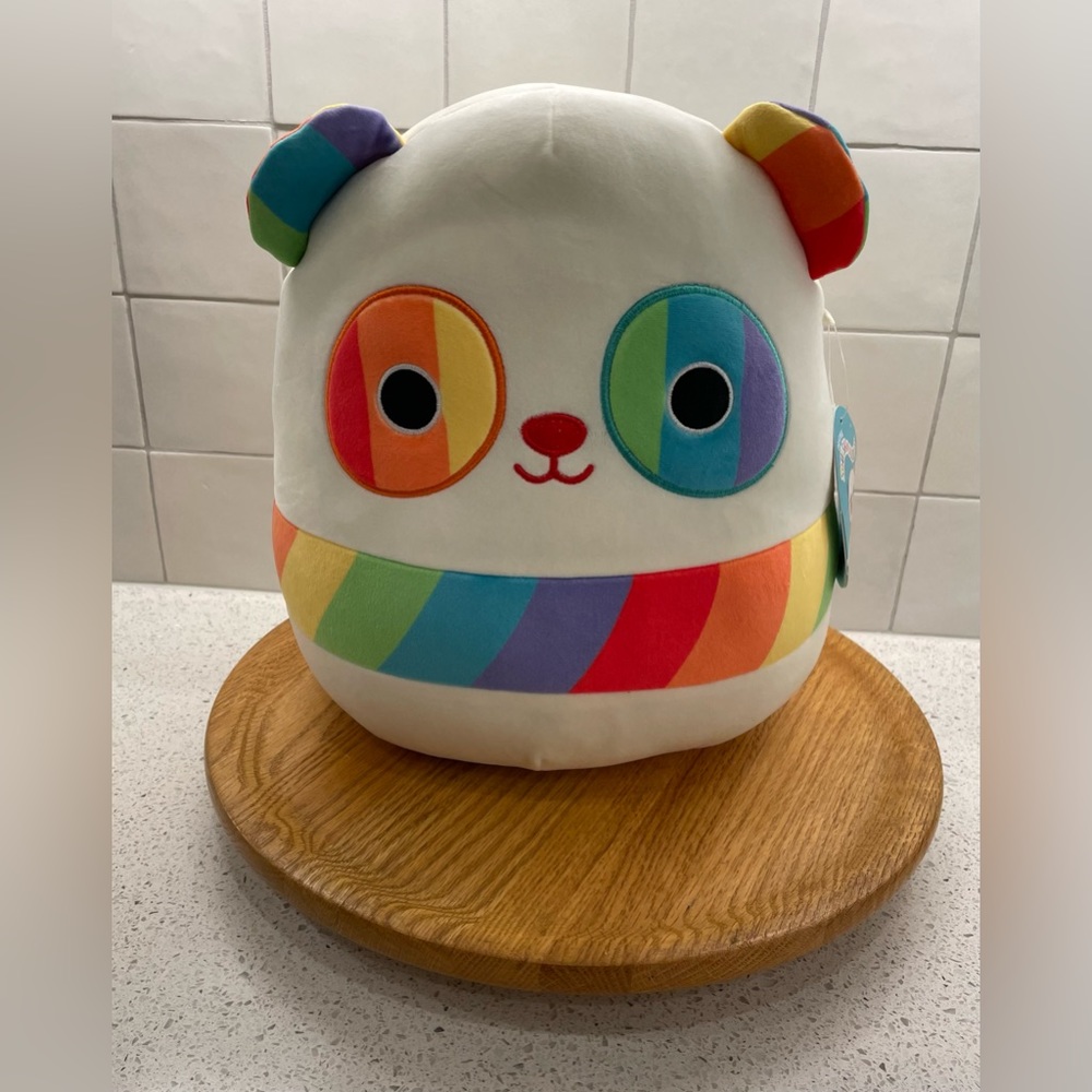 12” Squishmallows x wayOUT 🌈 Sarakee the Rainbow Panda 🌈 - NWT